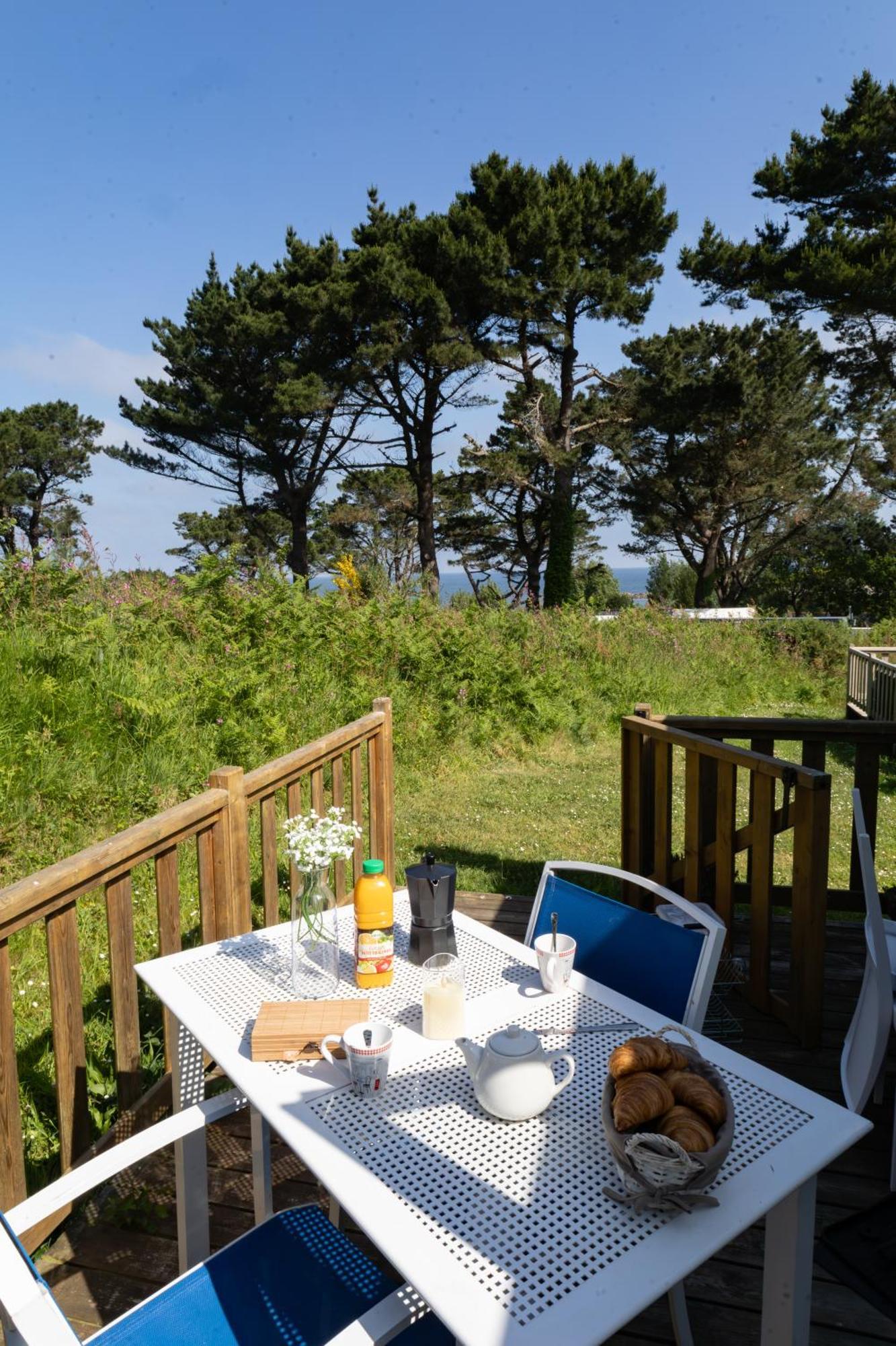Mobil-Home Convivial Avec Vue Sur Mer - Pleubian 외부 사진